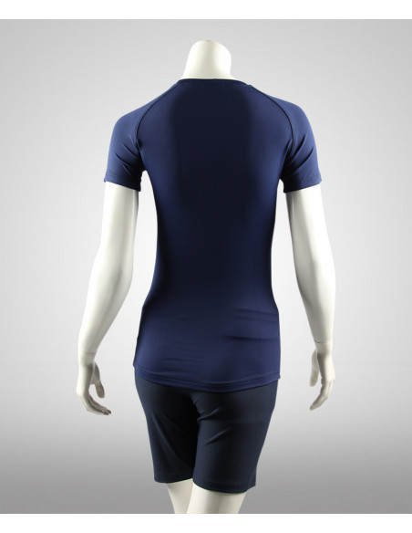 Kurzarm Navy Damen