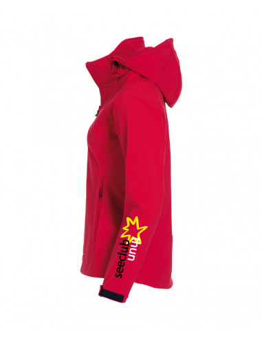 Softshell SC Thun Rot Damen