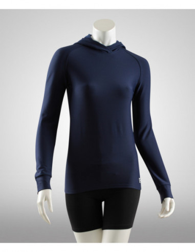 Long sleeve Thermo Cappuccio Navy Women